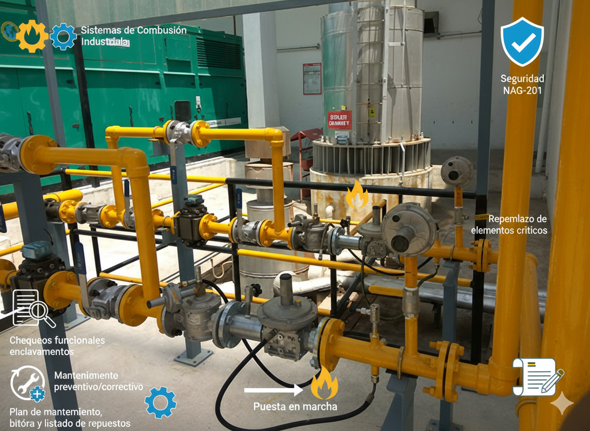 Mantenimiento de trenes de válvulas e interlocks